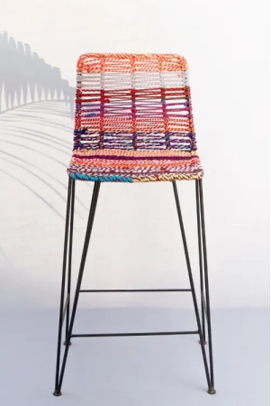 seher-textile-waste-bar-stool