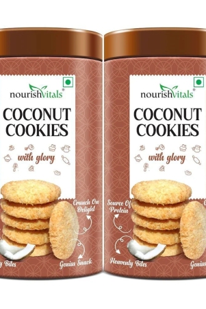 nourishvitals-cocount-cookies-heavenly-bites-source-of-protein-crunchy-delights-genius-snack-120g-x-pack-of-2