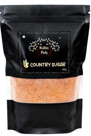 native-pods-jaggery-powder-500g-desi-khand-nattu-sakkarai-organic-jaggery