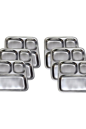 dynore-6-pcs-stainless-steel-partition-plate-silver