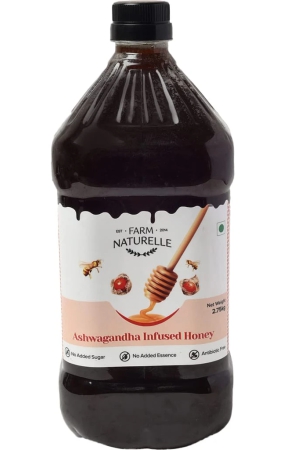 farm-naturelle-ashwagandha-infused-forest-honey275kg-pet-bottleayurveda-honey-100-pure-raw-natural-unprocessedlab-tested-honey