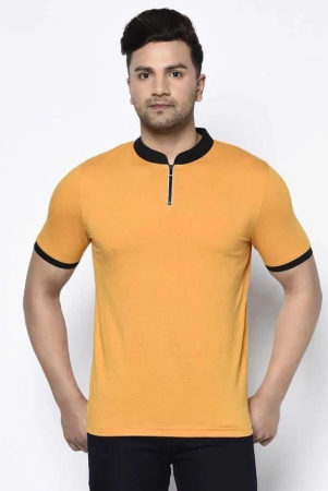 glito-mustard-cotton-blend-regular-fit-mens-t-shirt-pack-of-1-none