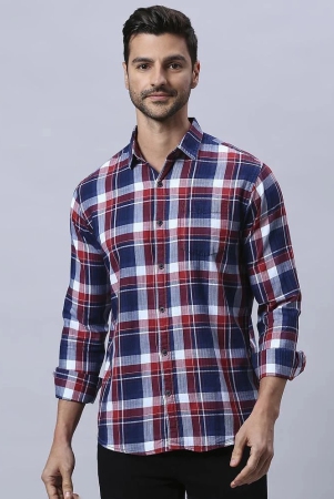 hj-hasasi-100-cotton-regular-fit-checks-full-sleeves-mens-casual-shirt-navy-blue-pack-of-1-none