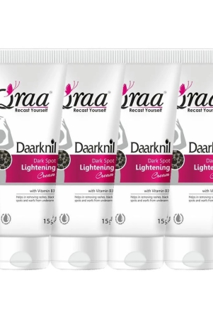 qraa-daarknil-cream-for-intimate-lighteningdark-spots-dark-underarms-neck-knees-60gm-pack-of-4