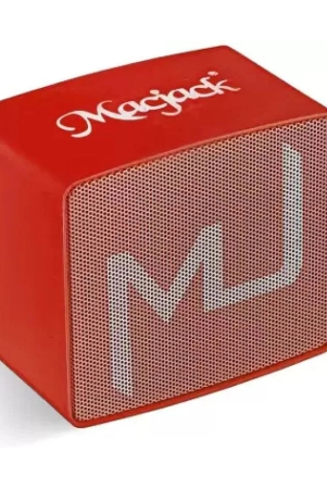 Macjack Wave 120 3 W Bluetooth Speaker Bluetooth v5.0 with Call function,3D Bass Playback Time 10 hrs Red - Red