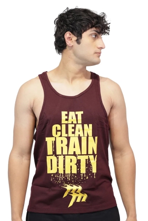 muscle-mantra-gym-stringer-eat-clean-train-dirty-maroon-l