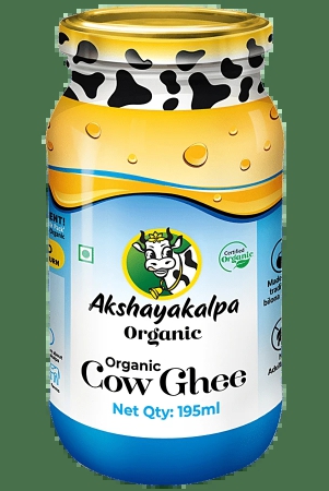 Akshayakalpa Organic Cow Ghee, 195ml