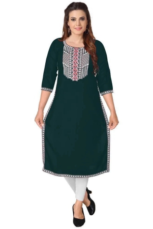 kapadia-green-rayon-womens-straight-kurti-pack-of-1-none