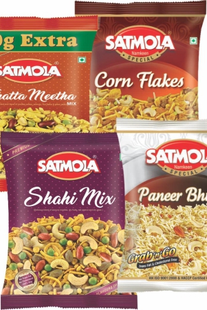 satmola-delicious-variety-namkeen-combo-pack-paneer-bhujia-150g-bikaneri-bhujia-200g-salted-peanut-150g-khata-metha-200g
