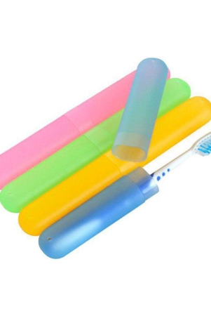 gpsales-4-pc-plastic-toothbrush-holder-tooth-brush-cover-case-lid-travel-kit-toothbrush-holder