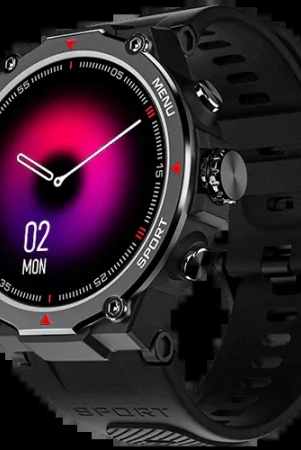 noise-force-rugged-sporty-132-bluetooth-calling-smart-watch-550-nits-7-days-battery-ai-voice-assistance-smart-watch-for-men-jet-black