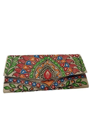 Jute Clutch bag (Multi Colour)