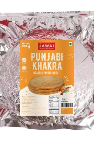 PUNJABI KHAKRA | Roasted | Whole Wheat | Vacuum Packed for freshness-200 gms