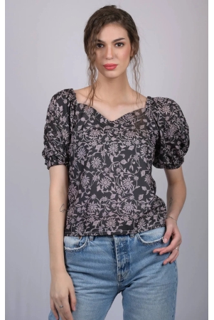 black-floral-printed-v-neck-puff-sleeve-top-otl-tps1011-black-m