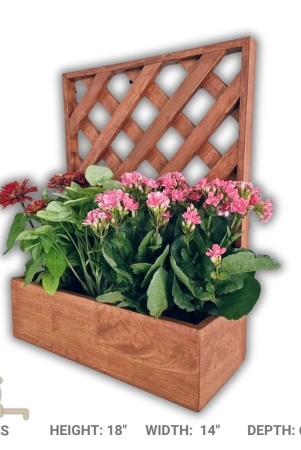 barish-wall-mounted-planter-single-square-handcrafted-with-rubberwood-indoor-planter-frame-with-stand-18-x-14-x-6-inches