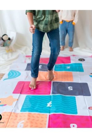 ilearnngrow-hopscotch-play-mat-6ft-x-4ft-hop-scotch-mat-game-for-kids-made-by-flex-mats-for-4-12-years-unisex-kids-multicolor