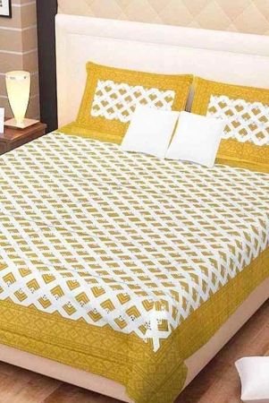 uniqchoice-jaipuri-100-cotton-traditional-double-bed-sheet-with-2-pillow-cover