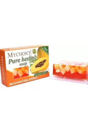 mussxoc-my-choice-pure-herbal-soap-natural-papaya-soap-soap-100g-g