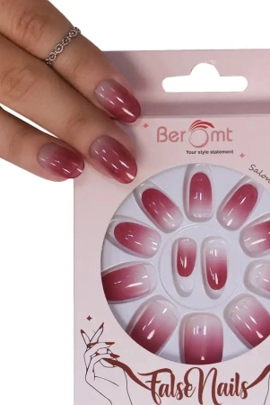 printed-short-square-nails-nail-kit-included-persian-plum