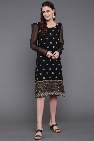 antaran-rayon-printed-knee-length-womens-shift-dress-black-pack-of-1-none