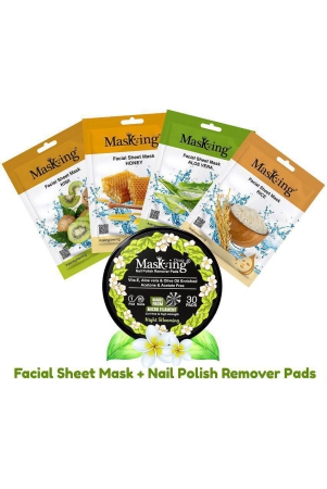 Masking - Natural Glow Facial Kit For All Skin Type ( Pack of 5 )