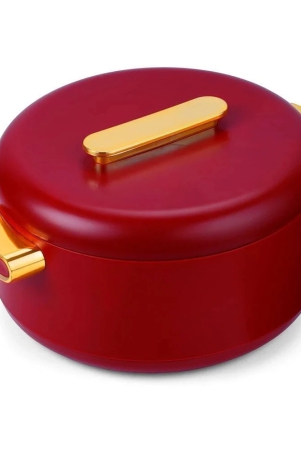 oliveware-red-steel-thermoware-casserole-set-of-1-2000-ml-red