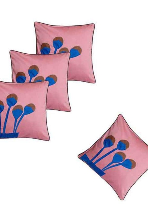 hugsnrugs-pink-cotton-cushion-covers-set-of-4