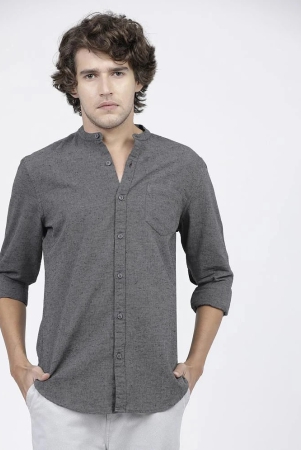 ketch-cotton-blend-regular-fit-self-design-full-sleeves-mens-casual-shirt-black-pack-of-1-none