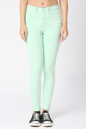 cefalu-mint-green-denim-skinny-fit-womens-jeans-pack-of-1-none