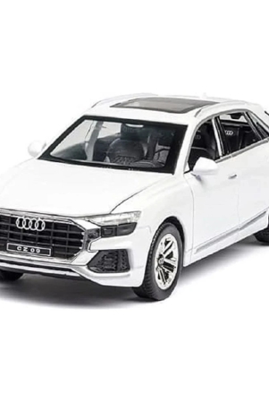 sevriza-132-scale-audi-q8-suv-zinc-alloy-pullback-car-model-metal-diecast-toy-with-openable-doors-sound-and-light-toy-vehicle-for-boys-children-decoration-toyscolors-as-per-stock-multi