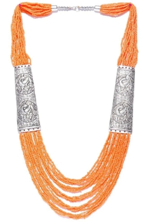 youbella-orange-alloy-necklace-pack-of-1-orange