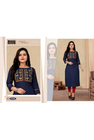 plus-size-embroidery-cotton-kurti-for-womens-and-girls-4xl-navy-blue