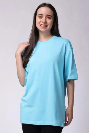 aktif-blue-cotton-blend-womens-t-shirt-pack-of-1-none