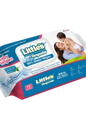 littles-organix-99-pure-water-unscented-baby-wipes-natural-plant-fabric-extra-thick-wipes-100-biodegradable-and-enriched-with-the-goodness-of-aloe-vera-jojoba-oil-and-vitamin-e-72-w