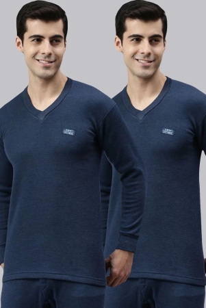 pack-of-2-lux-cottswool-blue-cotton-blend-mens-thermal-tops-none