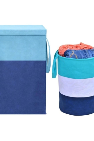 hometales-blue-laundry-bag