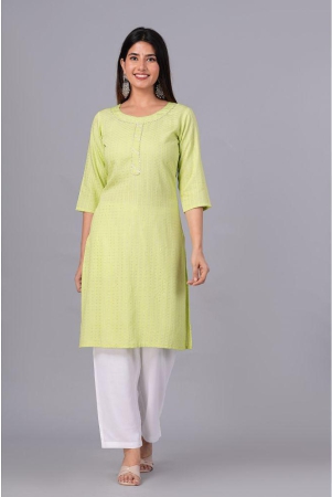 doriya-cotton-blend-embroidered-kurti-with-palazzo-womens-stitched-salwar-suit-green-pack-of-1-none