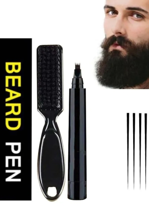 beard-pencil-filler-for-men-barber-styling-pen-with-bristle-beard-brush-waterproof