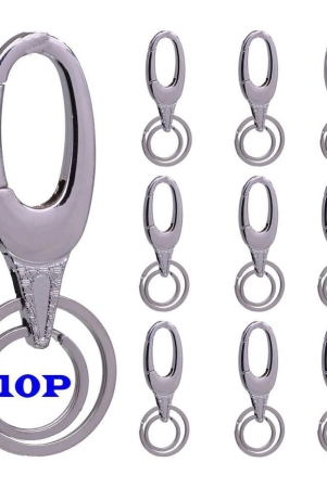 jmall-silver-mens-waist-keychain-pack-of-10-more-