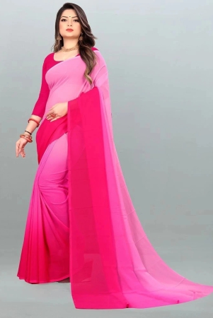 anand-sarees-pink-georgette-saree-with-blouse-piece-pack-of-1-pink