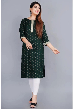 sipet-green-rayon-womens-straight-kurti-pack-of-1-none