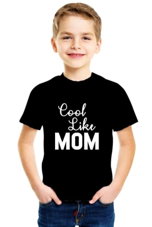 Cool Like Mom - Cotton T-Shirts For Boys-10-12 Years / Red