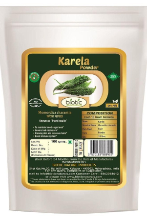 biotic-karela-powder-momordica-charantia-bitter-gaurd-powder-400-gm