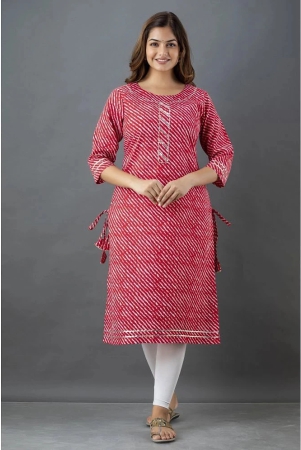 lee-moda-red-cotton-womens-straight-kurti-pack-of-1-none