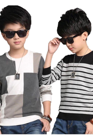 force-kids-cotton-tshirt-greyblackwhite-13-14y-none