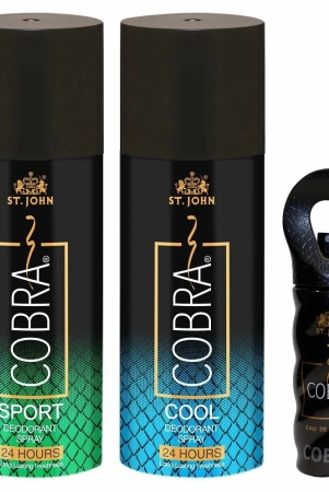 stjohn-cobra-cool-sport-150-each-cobra-15ml-deodorant-spray-perfume-for-men-315ml-pack-of-3