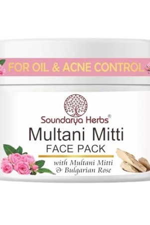 soundarya-herbs-multani-mitti-face-pack-with-multani-mitti-and-bulgarian-rose-for-oil-and-acne-control