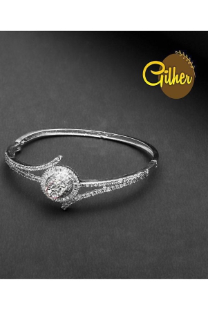 gilher-silver-bracelet-pack-of-1-none