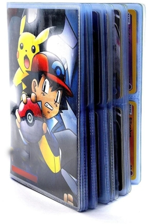 mall-2-pocket-album-for-collecting-cards-52empty-pockets-album-cartoon-prints-pok-moon-cards-binder-cards-pack-bag-gift-for-kids-boys-multi-color