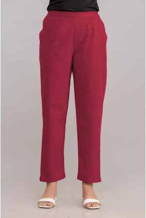 burgundy-cotton-pants-2xl